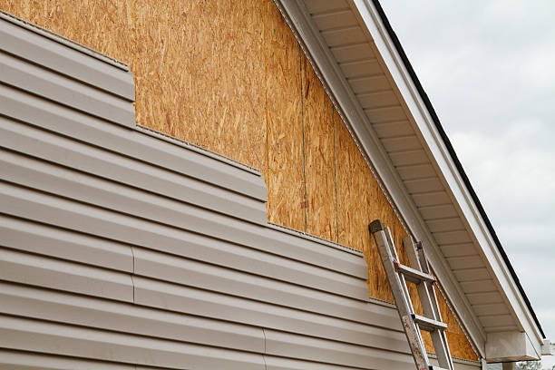Professional Siding Installation technician working in Export, PA